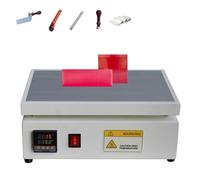 Máquina para Envolver celofán, máquina de sobremesa con Sellado térmico y Temperatura Ajustable de 0 a 300°C, máquina Manual para Envolver, con Borde antiescaldadura, para perfumes(20x30cm)