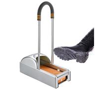 Máquina para envolver zapatos, máquina automática para cubrir zapatos con 4 rollos de película para zapatos, dispensador portátil de cubrezapatos desechables,para el hogar,tienda de fábrica y oficina