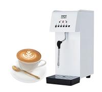 Máquina para espuma de leche para café, máquina profesional para calentar leche, capacidad de 6L, acero inoxidable, ideal para cafeterías, pastelerías, tiendas de té con leche y bebidas similares.