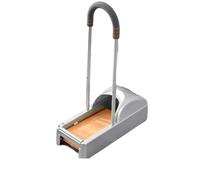 Máquina para fabricar fundas de zapatos: dispensador automático, film transparente portátil, fundas, protectores de pies y alfombras para el hogar, la fábrica y el laboratorio.(Silver B)