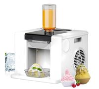 Máquina para Fabricar Hielo En Forma De Copo De Nieve, Máquina para Hacer Hielo Raspado, Trituradora De Hielo Eléctrica Comercial, para El Hogar, Restaurantes Y Camiones De Comida. White