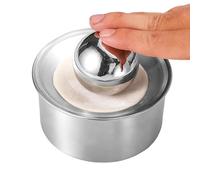 Máquina para hacer albóndigas de | Prensa de manual para pastas - Herramienta de cocina de acero inoxidable,para empanadillas de pasta, panecillos y más en cocina, hogar, gastronomía