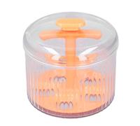 Máquina para Hacer Albóndigas Manual, 5 Bolas, Herramienta para Hacer Albóndigas, Molde para Albóndigas con Tapa, Máquina para Hacer Albóndigas, Herramienta de Prensa (ORANGE)