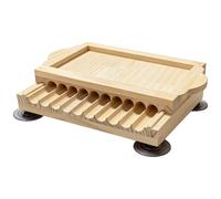 Máquina para hacer albóndigas, Máquina para hacer albóndigas de madera mejorada, Herramienta para bolas de carne de 22 mm y 9 g, Construcción de madera de pino natural, Master