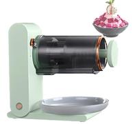 Máquina para hacer batidos caseros, trituradora de hielo eléctrica con forma de copo de nieve, trituradora de hielo eléctrica, ideal para granizados caseros,Green