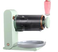 Máquina para hacer batidos,picadora de hielo silenciosa y recargable,máquina eléctrica para hacer copos de nieve,recargable por USB,para hacer hielo raspado,Green