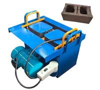 Máquina para hacer bloques de hormigón, formación rápida de 45 segundos, frecuencia de vibración 212 veces/min, 30 ladrillos/hora para uso doméstico y agrícola