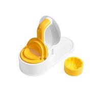 Máquina para hacer bolas de hervida - 7,87x4,53x10,04 pulgadas Diseño multifuncional de PP | Mango ergonómico recientemente mejorado, prensa de pastelería Manual, molde para envolver ravioles Wo
