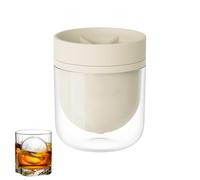 Máquina para hacer bolas de hielo, 7 cm, fácil liberación, portátil, moldes de bolas de hielo para whisky, para congelador, whisky, cóctel, café, bebidas, hogar, cocina, bar, al aire libre, camping
