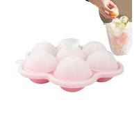 Máquina para hacer bolas de hielo,Molde para hacer bolas de hielo, Bandeja de s de reutilizable de silicona con 7 cavidades, Molde para con de fácil liberación, s antiadherentes de fácil l