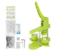 Máquina para hacer botones de 25 mm con 100 piezas, imagen y Cortador circular, Button Maker prensa de empuje y tracción para crear insignias, regalos y pins, Fabricación de botones