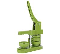 Máquina para Hacer Botones, Verde, 58 mm, 2,3 Pulgadas, máquina de prensado de Botones para Bricolaje con 100 Juegos de consumibles de Insignias para Regalos de Bricolaje, Amigos