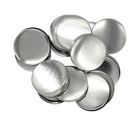 Maquina para Hacer Chapas, 100 unids/set plástico en blanco insignia Pin botón piezas suministros for ropa insignia botón DIY manualidades materiales(44MM)