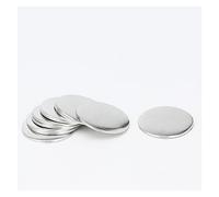 Maquina para Hacer Chapas, 35/55mm 50/100SetsBlank Bad Pin Button Maker Parts Metal DIY Button Material Supplies Reflective Back for Button Maker Machine Round(35mm,100 Sets)