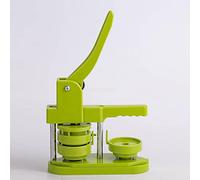 Maquina para Hacer Chapas, Máquina for hacer botones, botón DIY, insignia personalizada, punzón, prensa, fabricación hecha a mano, botón de plástico, cubierta trasera(Green 44mm)