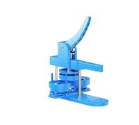 Maquina para Hacer Chapas, Máquina for hacer insignias de botones 3 en 1 con e de 25/32/58mm, Kit de máquina for hacer insignias DIY con 300 Uds. De piezas de insignias/foto/cortador circular(Blauw)