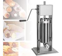 Máquina Para Hacer Churros Manual Comercial, Máquina Para Donas De Frutas Latinas, Máquina Llenadora De Churrera Vertical De Acero Inoxidable Con 4 Boquillas, Ideal Para Restaurantes Y Panaderías 15L