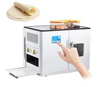 Máquina para Hacer Completamente automática: máquina eléctrica y para Hacer panes Planos, naan y panqueques, operación con un Solo Toque, Hace 20 a la Vez, Ideal para Comidas rápidas y panqueques