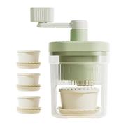 Máquina para hacer conos de nieve, manivela manual de ABS de 20 cm, máquina de afeitar de hielo portátil para postres y granizados con tazas, herramienta de cocina para el hogar, , bar, camping
