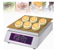 Máquina para hacer conos de panqueques, máquina de tortillas de aluminio para hornear conos de helado, sartén para cocinar postres para uso sin esfuerzo en la cocina