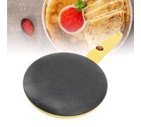 Máquina para Hacer Crepes Eléctrica de 8 Pulgadas con Revestimiento Antiadherente, Control Automático de Temperatura Sartén para Crepes Portátil para Panqueques Tortillas