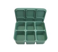 Máquina para hacer cubitos de de silicona con protectora, perfecta para cocineros caseros y entusiastas del estilo de vida de calidad, bandeja de resistente a los olores