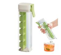 Máquina Para Hacer Cubitos De De Una Sola Taza Con Función De Prensa - Mini Molde Para Bandeja De Para Liberación Rápida | Cubo De Que Ahorra Espacio Para Café Y Cócteles | Má