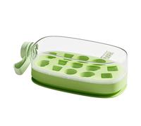 Máquina para hacer cubitos de hielo con botón pulsador: dispositivo de bandeja de liberación rápida reutilizable, herramienta de formación de prensa manual, accesorio para bebidas de congelación rápid