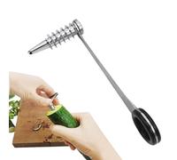 Máquina Para Hacer Fideos En Espiral De Calabacín, Espiralizador Para | Cortadora De De Acero Inoxidable Para Calabacines, Antideslizante, Accesorios De Cocina De Mano Para Interior,