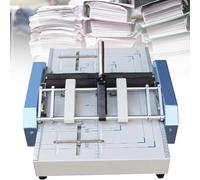 Máquina para hacer folletos, grapadora de folletos A3, carpeta de papel para folletos de puntada de sillín, grapadora automática para oficina