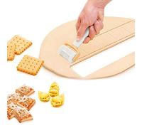 Máquina para Hacer Galletas, Cortador de Galletas, Cortador de Círculos Prensados, Cortador de Galletas, Cortador de Masa, Cortador de Raviolis para Pastelería, Bollo, Donut (Ola