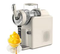 Máquina para hacer granizados de 1,8 L, 150 W, para el hogar, con 5 programas preestablecidos, botón giratorio, limpieza automática con un solo clic, 42,9 x 19 x 39 cm,Off-White