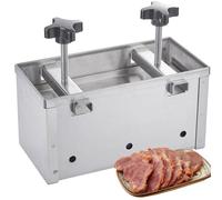 Máquina para hacer hamburguesas con presurización de doble tornillo para hamburguesas rellenas, deslizadores y parrilla