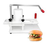 Máquina para hacer hamburguesas resistente, diseño de mesa con mango extendido, material de grado alimenticio para una formación eficiente de carne y pastel de calabaza