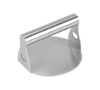 Máquina para hacer hamburguesas, triturador de hamburguesas de acero inoxidable, prensa de tocino, herramienta de parrilla, accesorio de hamburguesa para cocinar a la parrilla de barbacoa, carne de