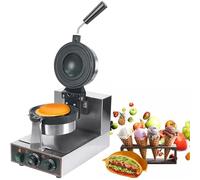 Máquina para hacer hamburguesas Ufo, prensa comercial para hamburguesas, máquina para hacer waffles con helado, prensa eléctrica antiadherente para panini, temperatura ajustable de 50 a 300