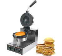 MáQuina Para Hacer Hamburguesas Y SáNdwiches Ufo, Prensa EléCtrica Para Hamburguesas Con Placa Antiadherente Giratoria De 180° - Gofrera - MáQuina Para Hamburguesas(Single)