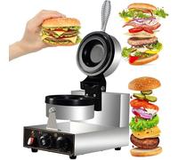 Máquina Para Hacer Hamburguesas y Wafles con Relleno de Helado UFO, Panini, Dorayaki, Temperatura de 50-300 °C, Control de Tiempo de 5 Minutos. Ideal Para Cocinas Domésticas, Panaderías,220 V