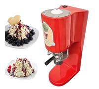 MáQuina Para Hacer Helado De Espaguetis, 30 L/H, EléCtrica, Para Pasta, Helado, 4 Moldes Intercambiables, MáQuina Para Hacer Helado Italiano De 420 Ml.,Red