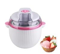 Máquina para hacer helado, sorbete y yogur congelado, capacidad de 1 litro, hace deliciosos helados caseros en solo 40 minutos, ideal para congelar sorbetes, tazas de nieve, bolas de helado verde