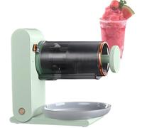 Máquina para hacer helados de frutas, batidos, trituradora de hielo eléctrica, máquina de hielo automática, recargable por USB para hacer hielo raspado,Green