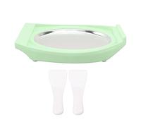 Máquina para hacer helados enrollada, aluminio de grado alimenticio ABS, rollo de helado DIY, frío, divertido, práctico para niños, fiesta familiar, regalo de verano, 936g (Verde)