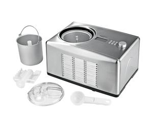 Máquina para hacer helados MAXXMEE 150W - plateada