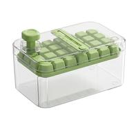 Máquina para hacer hielo en cubitos de 28 rejillas, bandejas para cubitos de hielo con tapas, selladora de fácil presión para congelador, moldes de calidad alimentaria para beber jugo de ca