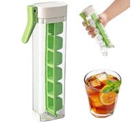 Máquina Para Hacer Hielo Para Un Vaso, Molde Para Cubitos De Hielo Con Pulsador De Una Sola Mano, Molde Para Cubiteras Con Pulsador, Cubitera De 6 Compartimentos, Máquina Para Hacer Hielo (#b)