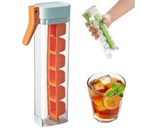 Máquina Para Hacer Hielo Para Un Vaso, Molde Para Cubitos De Hielo Con Pulsador De Una Sola Mano, Molde Para Cubiteras Con Pulsador, Cubitera De 6 Compartimentos, Máquina Para Hacer Hielo (#a)