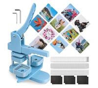 Máquina para Hacer Imanes con Fotos, Máquina para Hacer Ppins con Imanes para el Refrigerador, Máquina para Hacer Insignias con Botones Haga Bonitas Chapas con Facilidad