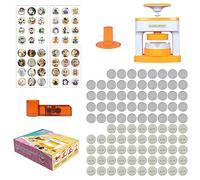 Máquina para hacer insignias, prensa para hacer botones con fuerte función de presión de tarjetas y botón de estabilidad, insignia de artesanía