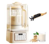 Máquina para hacer leche de almendras de 1750 ml, máquina automática para hacer leche vegetal con cepillo y vaso medidor, con función de inicio diferido y autolimpieza para preparar leche casera de