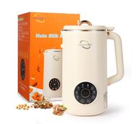 Máquina para hacer leche de nueces, 1000 ml, máquina de leche de soja multifuncional, automática casera a base de plantas (almendras, avena, fruta, jugo de maíz, etc.) con preestablecido/AutoClean